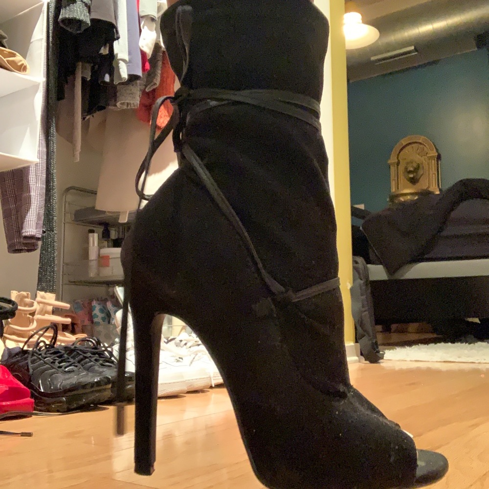 Black heels